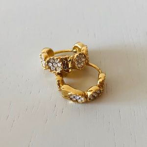 Kate Spade Gatsby Dot Huggies Earrings